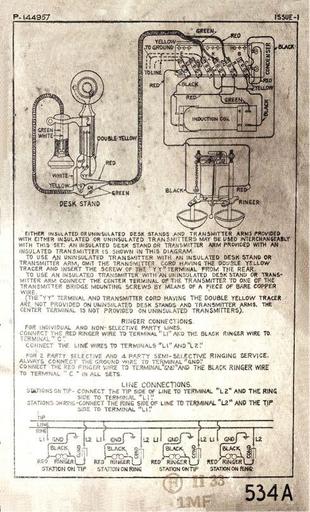 WE 534A Subset Label - 1933