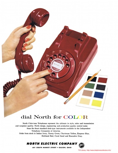 North Color Ads - 540 and Ericofon
