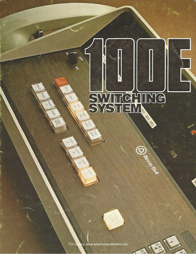 Bell System 100E Switching System - same as AECO Brochure Illinois Bell