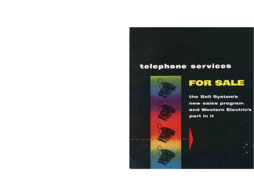54 "Telephone Services For Sale" Brochure, ca 1954