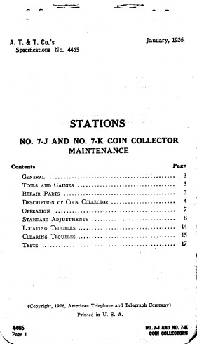 7-J And 7-K Coin Collectors