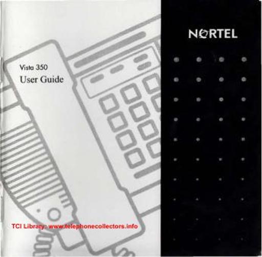 Nortel PO748074 i2 1994 - Vista 350 Telephone User Guide