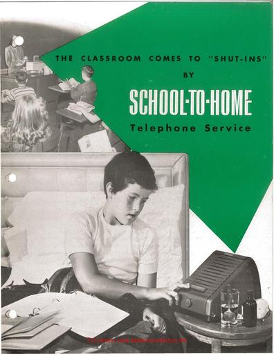 School-to-Home Telephone Service Marketing Brochure