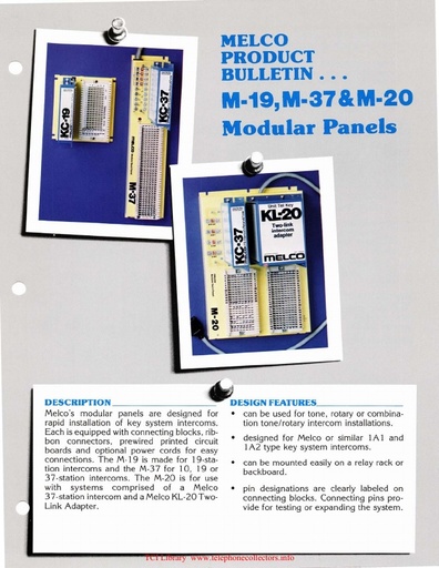 Melco Modular Panels 1982 - Brochure Practices
