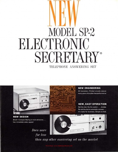 AE ES-115 Jun63 - SP-2 Electronic Secretary