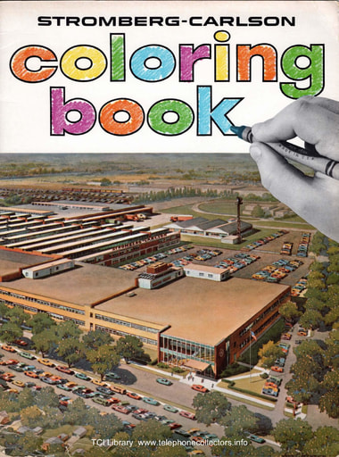 Stromberg Carlson - Coloring Book - mid-1960s