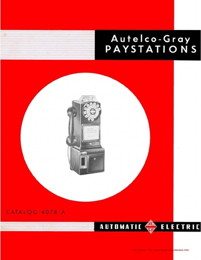 AE Catalog 4078-A May49 - Autelco-Gray Paystations