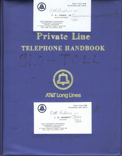 Private Line Handbook - ATandT Long Lines