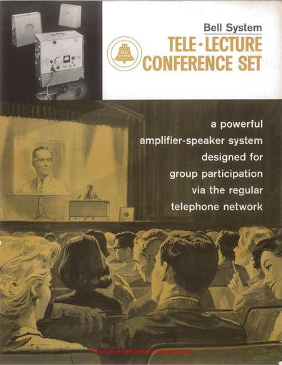 Tele-lecture Conference Set October 1963 Marketing Brochure
