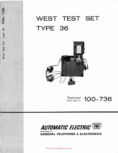 AE TB 100-736 i1 1962 - West Test Set Type 36