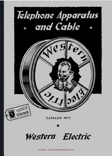 1935 WE Catalog No 9 - Telephone Apparatus and Cable T-1152