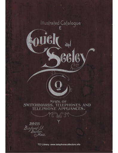 COUCH and SEELEY Catalog E - Tel Switchboards Acc