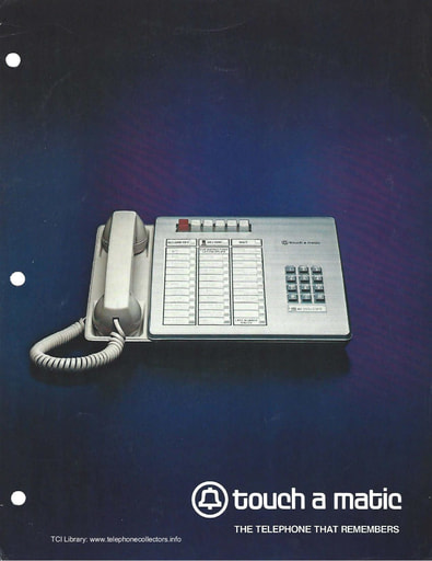 Bell System Touch-A-Matic 32 Brochure Aug78