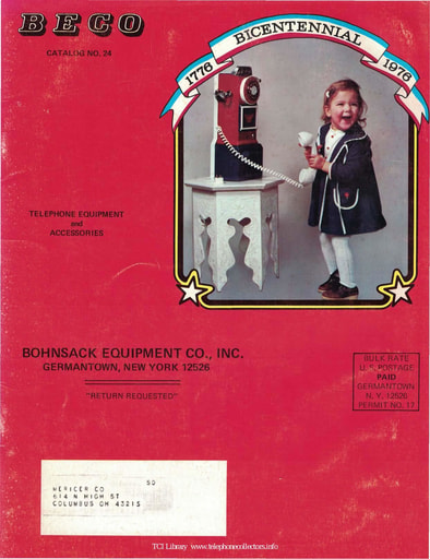 BECO - Bohnsack Equipment Catalog 24 - Bicentennial