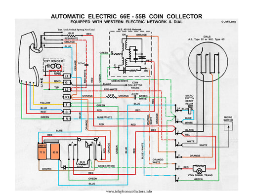 AE 66E 55B - Coin Collector Wiring w WE Network and Dial