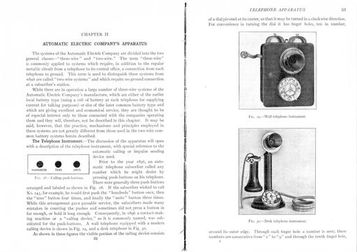 AE Dial - from Automatic Telephony, 1914