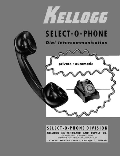 Kellogg Select-O-Phone Brochure