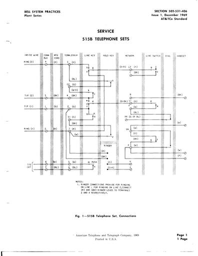 502-531-406 i1-Service-515B-Telephone-Set Tl