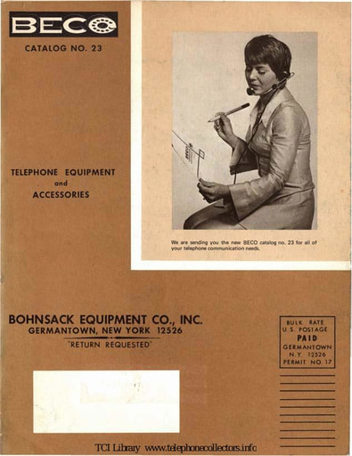 BECO - Bohnsack Equipment Catalog 23 - 1977ca