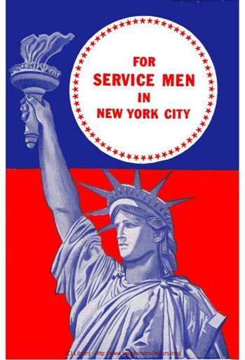 43 New York Telephone - For Service Men In NYC - 1943