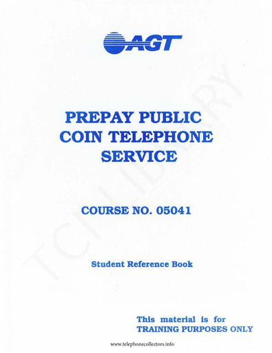 AGT Prepay Payphone Service Student Handout V5 1992