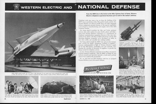 1959 - DEW Line- WECo Ad