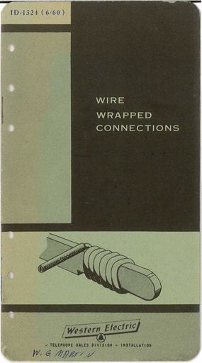 WE Wire Wrapped Connections booklet, June 1960