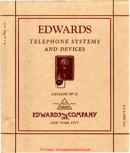 Edwards Telephone Catalog 1927