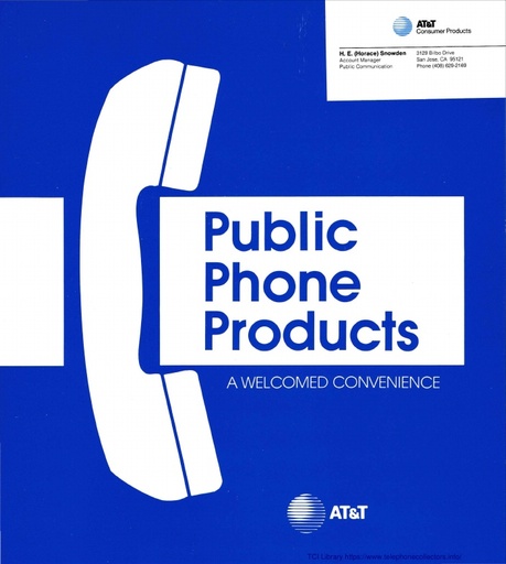 1985 - ATT Public Phone Products