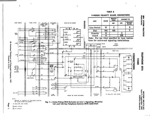502-515-421 i5 Sep67 - Telephone Sets - 1558D - Connections