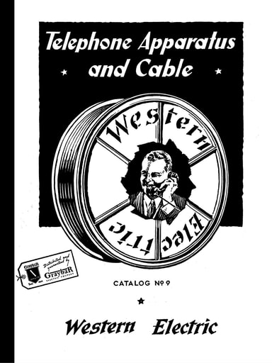 1935 WE Catalog No 9 - Telephone Apparatus and Cable T-1152 r