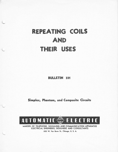 AE Bulletin 331 - Repeating Coils