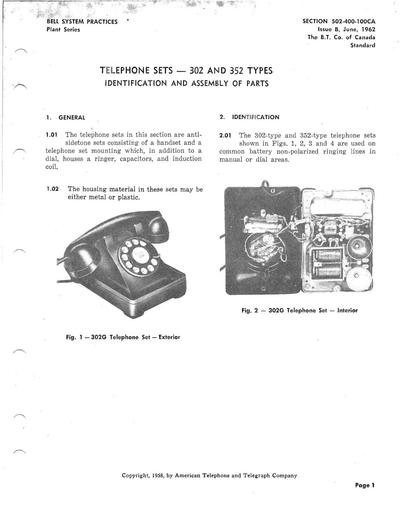502-400-100CA iB Jun62 - 302 352-Types - ID, Assembly