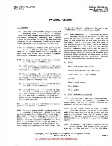 770-130-301 i2 Aug52 - Sweeping