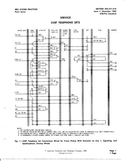 502-531-410 i1-Service-558F-Telephone-Set Tl